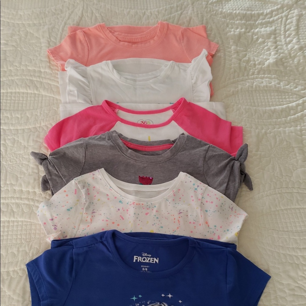 6 Toddler Girl T-Shirts